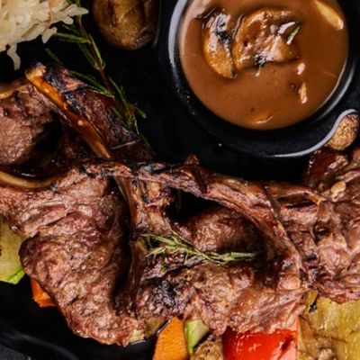 Grilled ribs