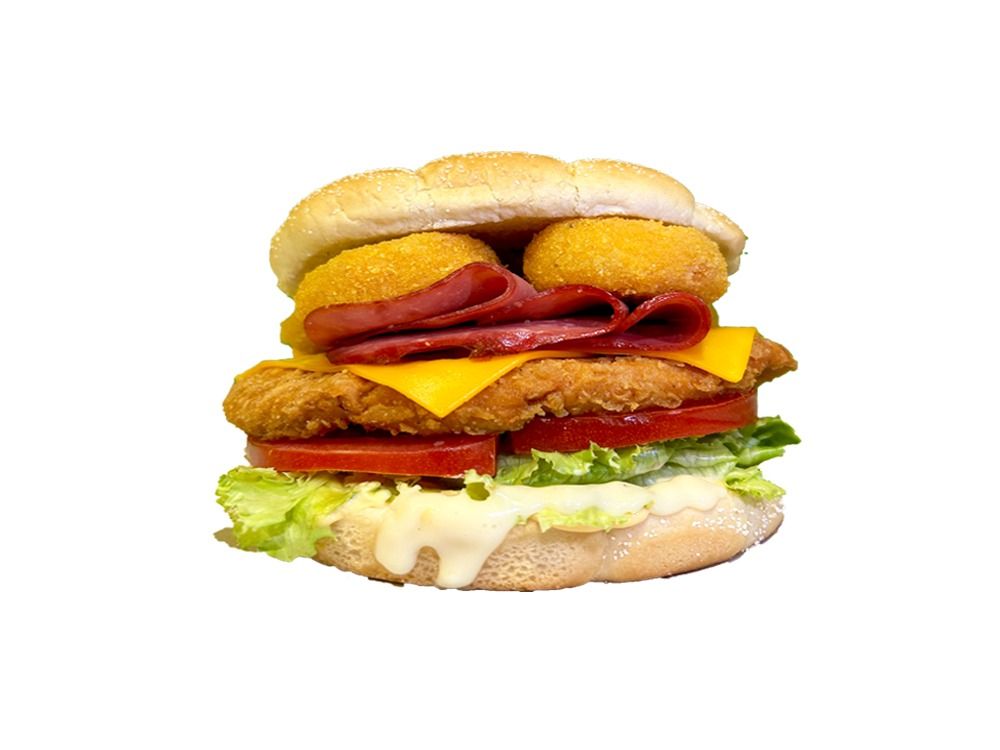 Juicy Lucy Chicken Burger