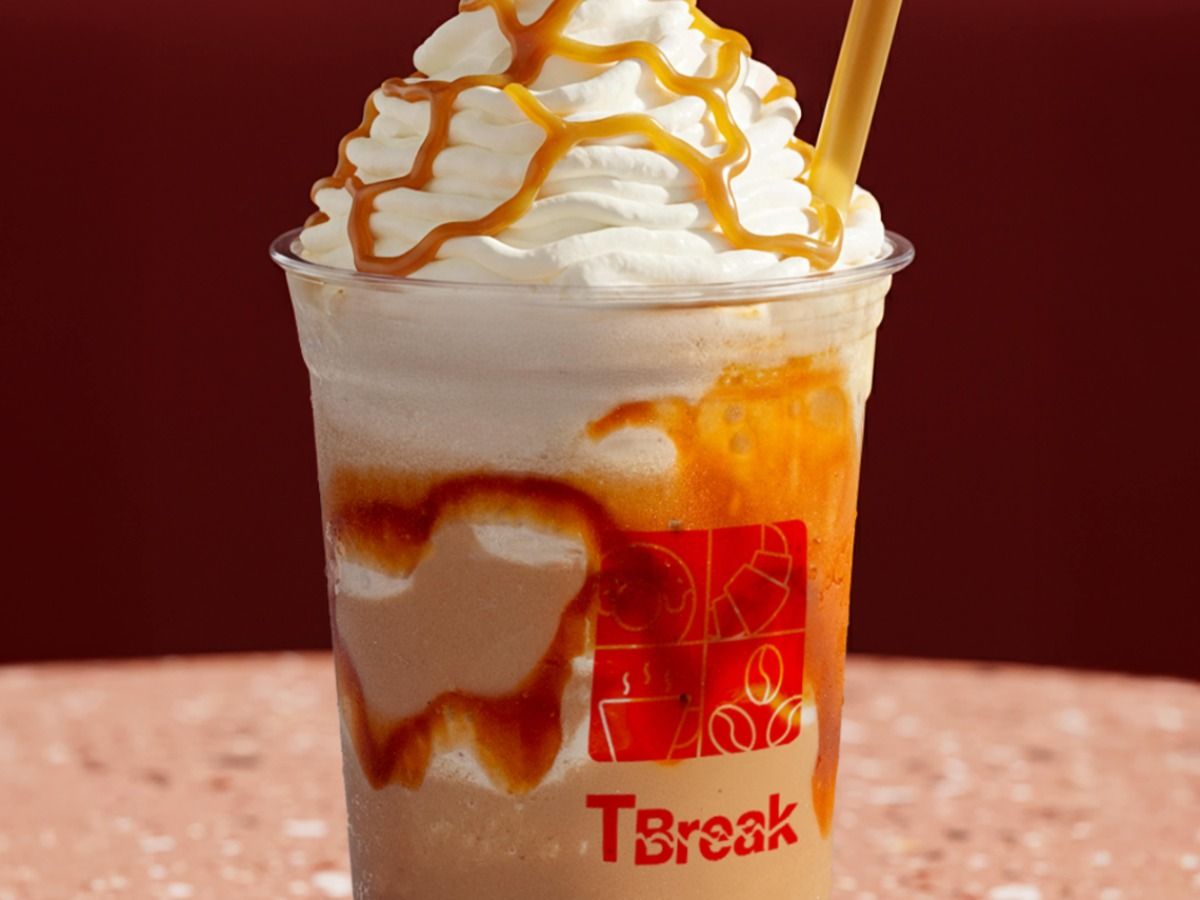 Salted Caramel Frappe Boba