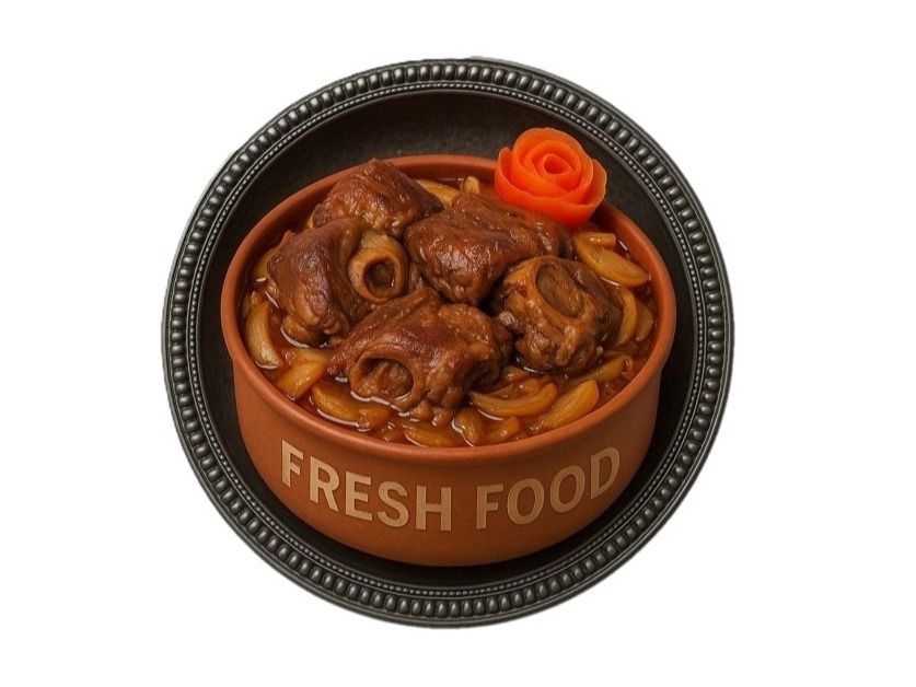 Oxtail with Onions Casserole