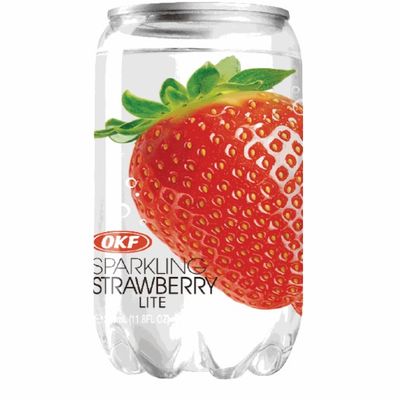 Sparkling Soda With Strawberry
