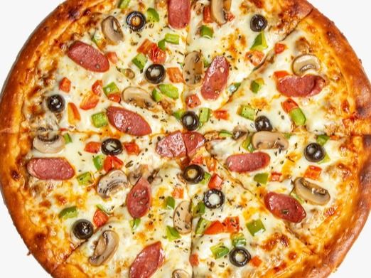 Italian Pizza With Pastrami