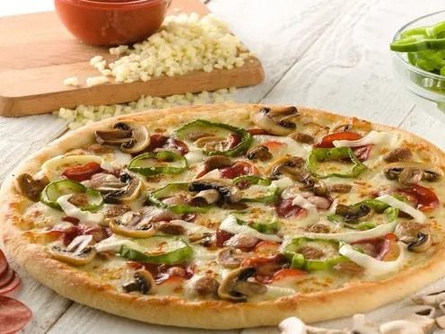 Italian Mexicano Mushroom Pizza