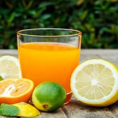Orange with lemon