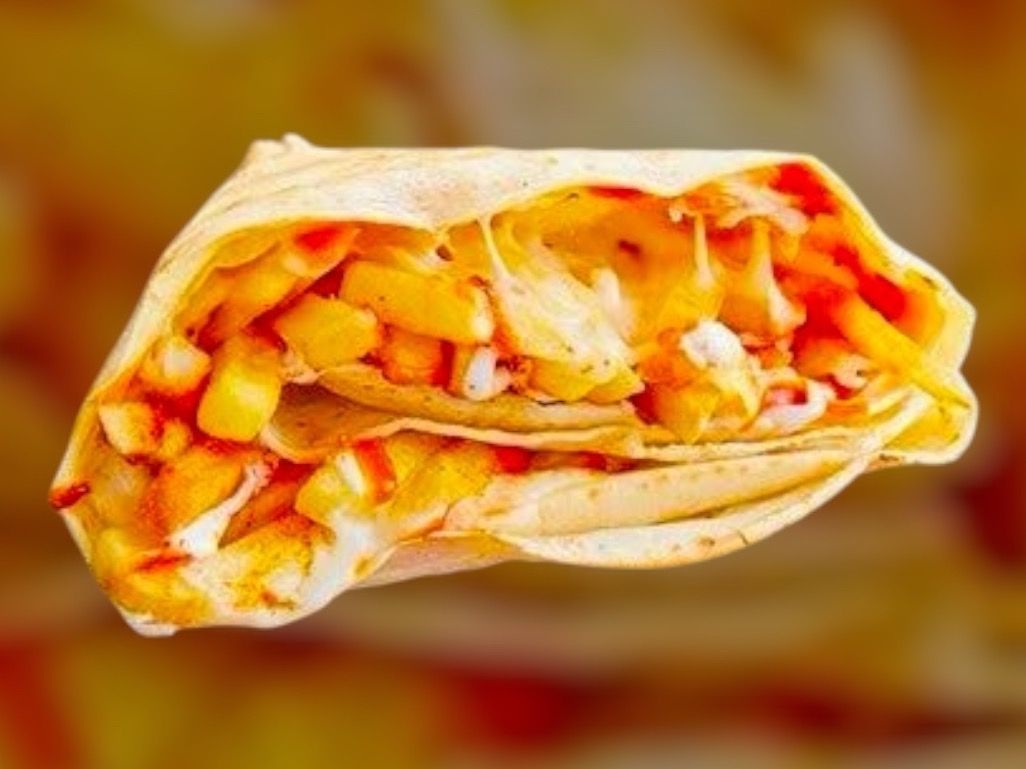 Potatoes And Cheese Crepe