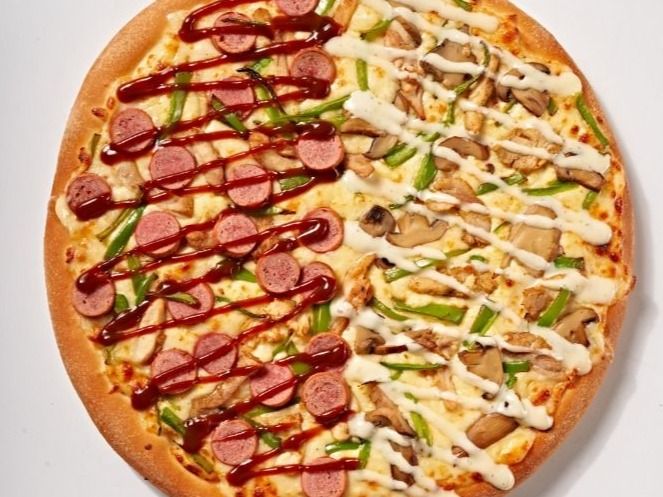 Half And Half Italy Pizza