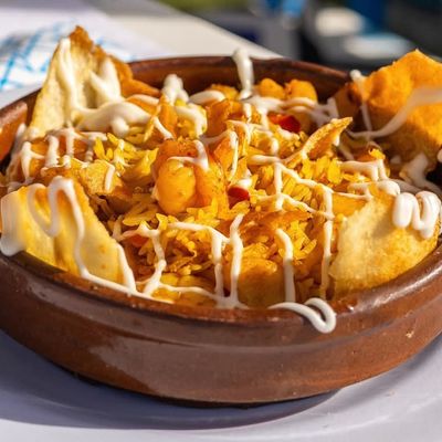 Seafood Fatteh