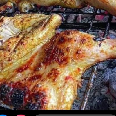 Half charcoal-grilled chicken