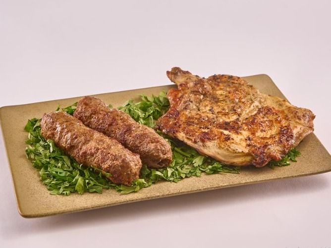 Quarter Chicken And Kofta Meal