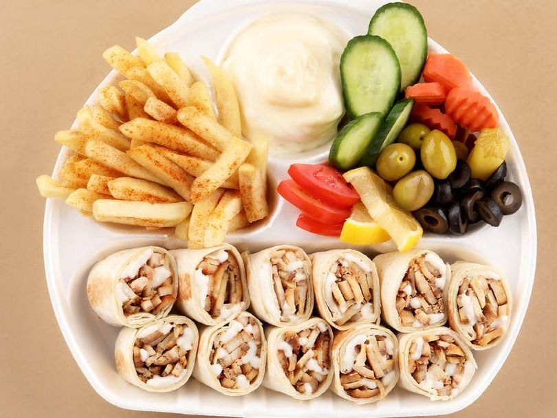 arabic spicy zinger plate