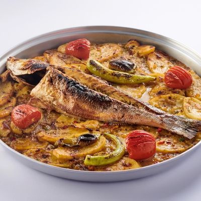 Oven Sea Bass With Potatoes