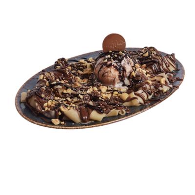 Nutella Fettuccine Nuts Crepe