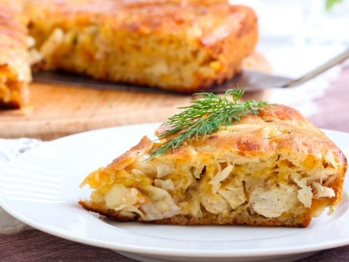 Chicken Shawarma Pie