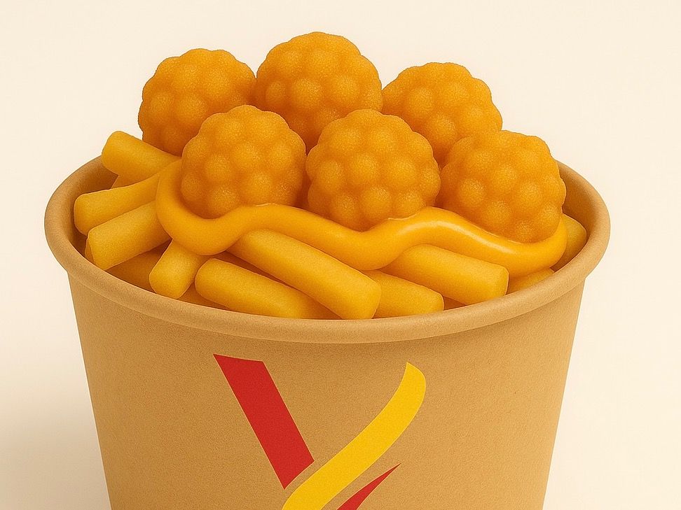 Cheese Fries Popcorn Chicken