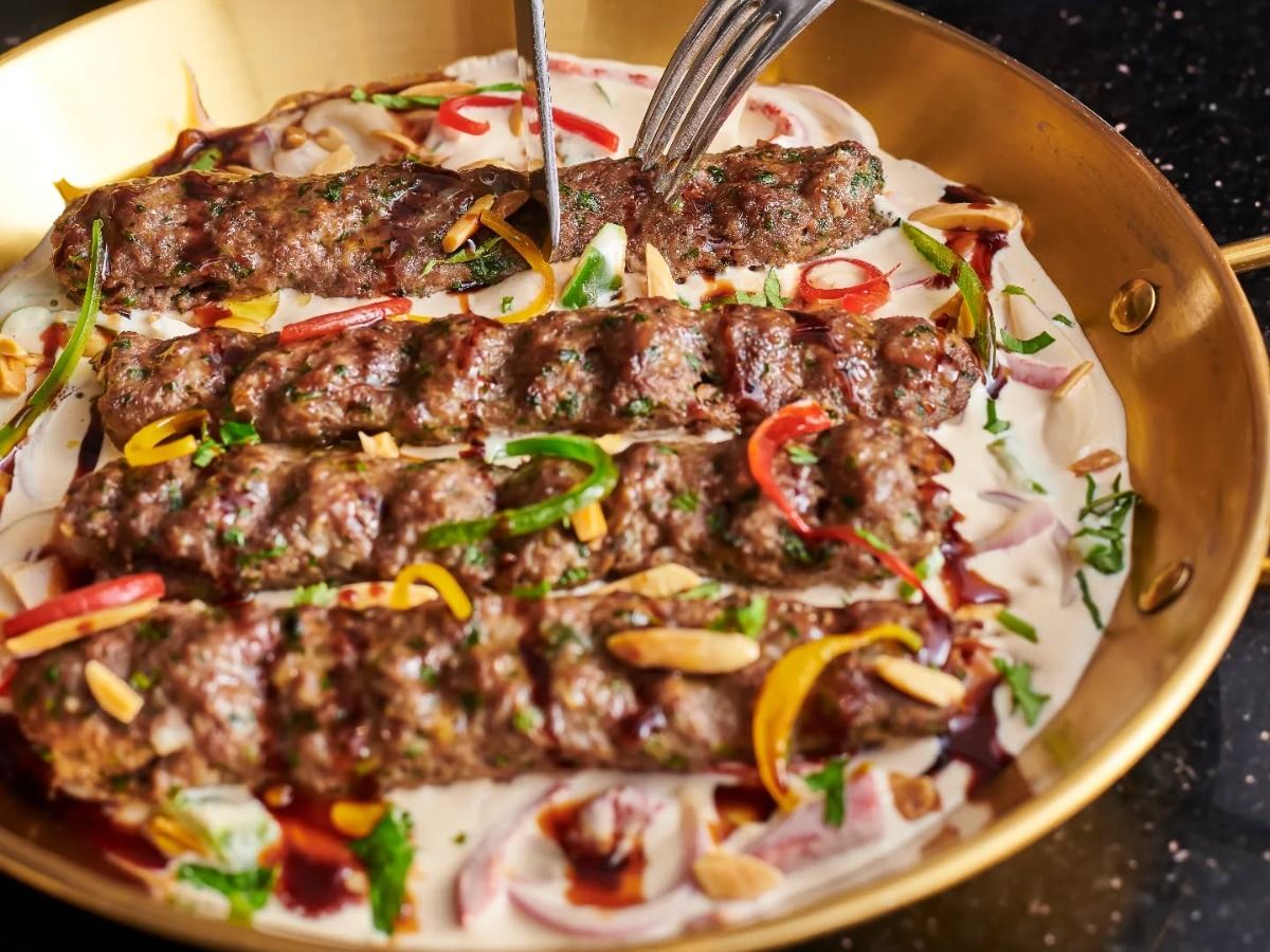 Kofta With Sesame Pasta