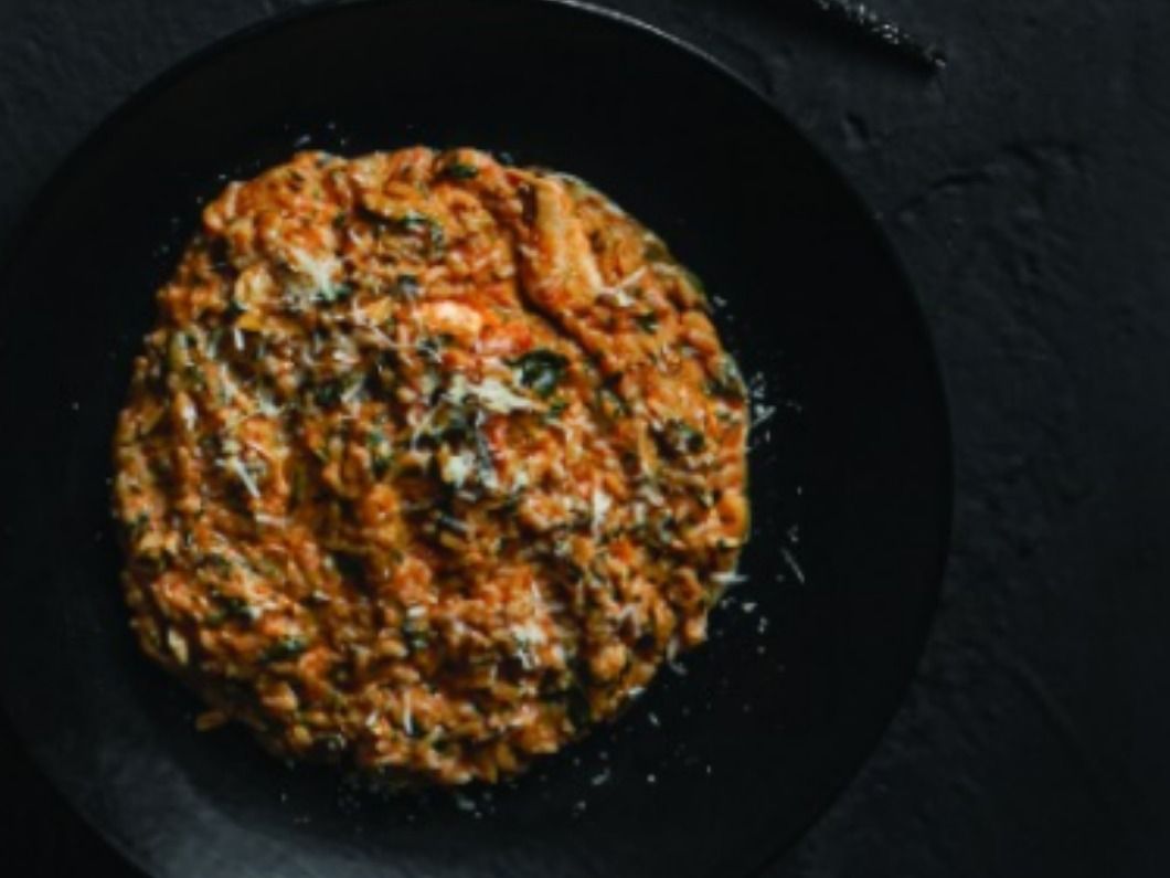 Spinach Chicken Risotto