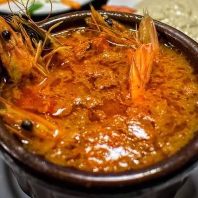 red shrimp soup