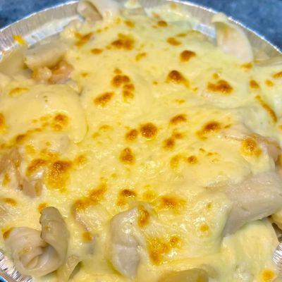 Creamy Seafood Penne Pasta