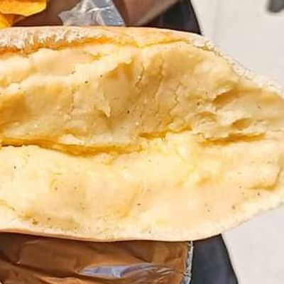 Mashed potatoes with Roumy cheese