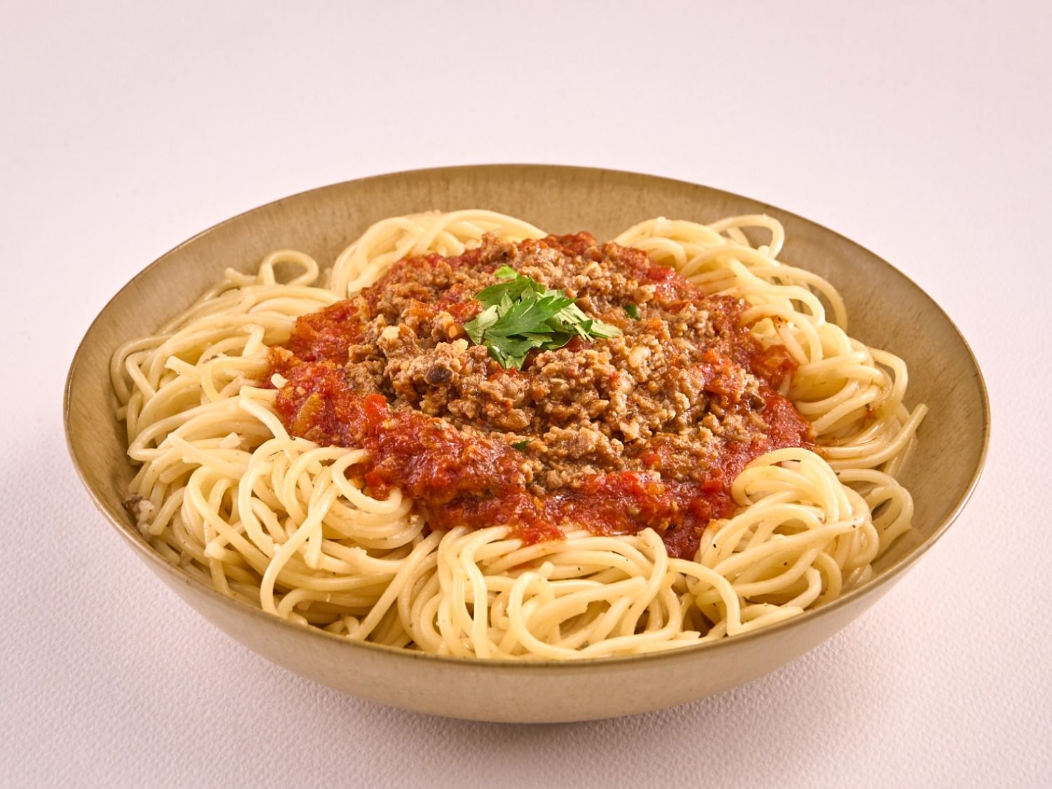 Spaghetti Bolognese With Minced Meat