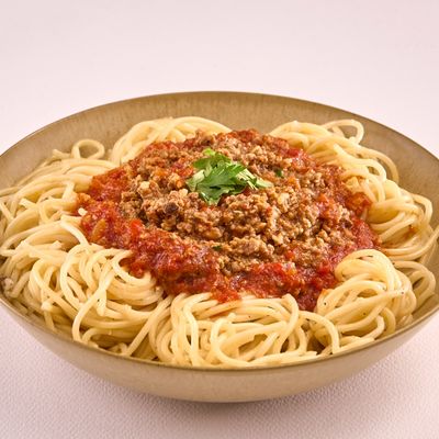 Spaghetti Bolognese With Minced Meat