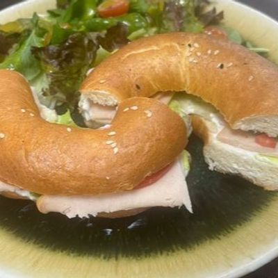 Bagel Turkey Sandwich