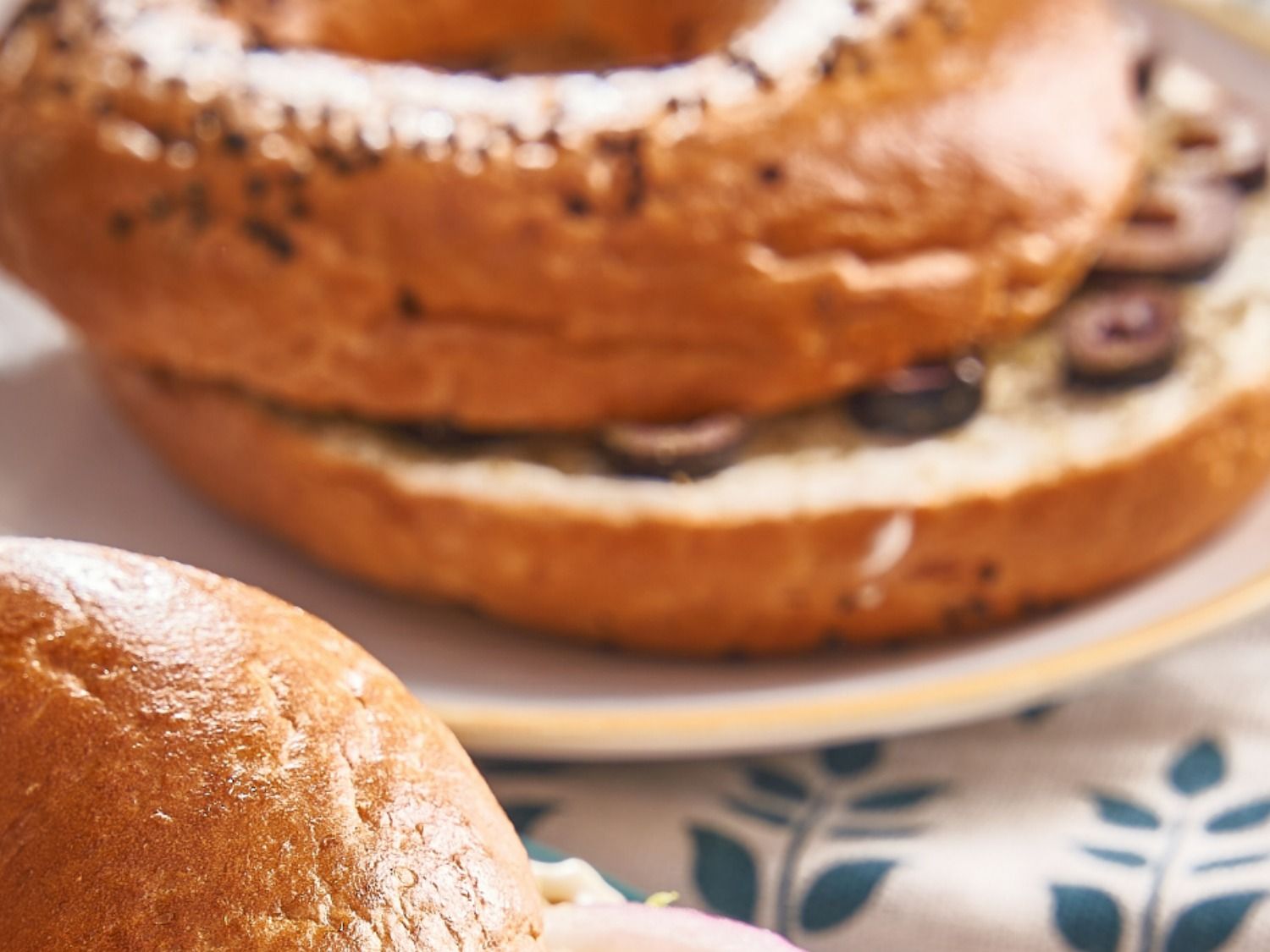 Bagel Cream Cheese Sandwich