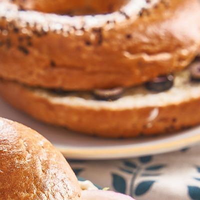 Bagel Cream Cheese Sandwich
