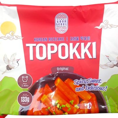 Korean Rice Cake Good Seoul Topokki Original Flavor - 133gm