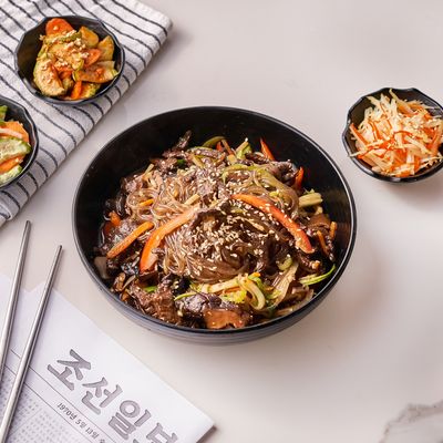 Beef Japchae Korean Fried Glass Noodles