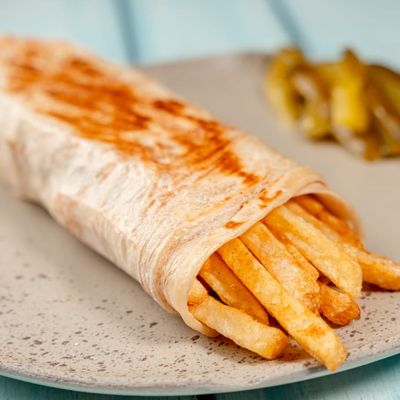 Potatoes Syrian Bread(Saj)