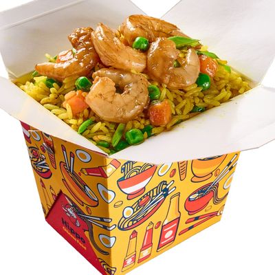 Curry Rice With Shrimp