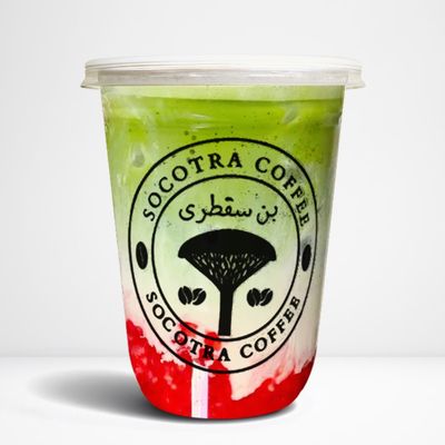 Iced Strawberry Matcha