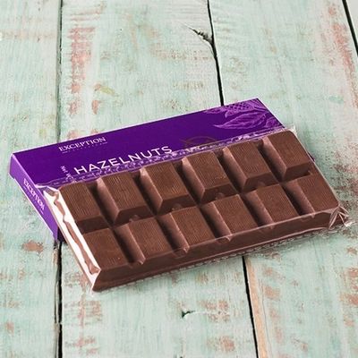 Hazelnut Chocolate - 95gm Bar