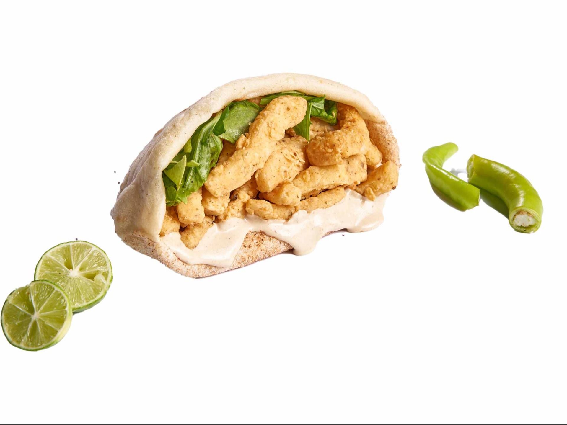 Squid Sandwich With Baladi Bread