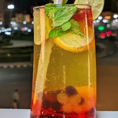 Boba Strawberry Mojito