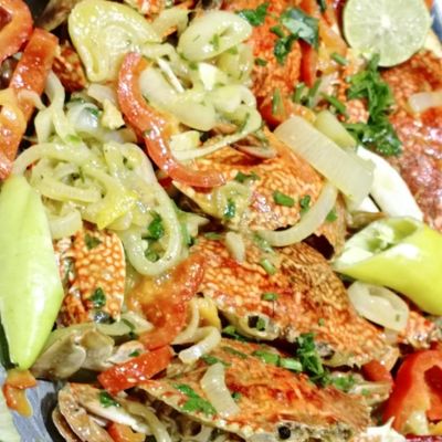 Crap With Mixture Dish