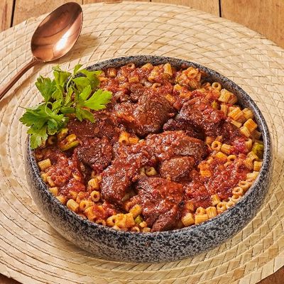 Makrona Mbakbka With Meat