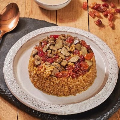 Oriental Rice With Mixture, Liver And Giblets