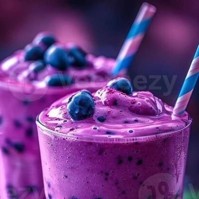 Blueberry Milkshake