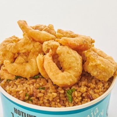 Medium to large shrimp meal