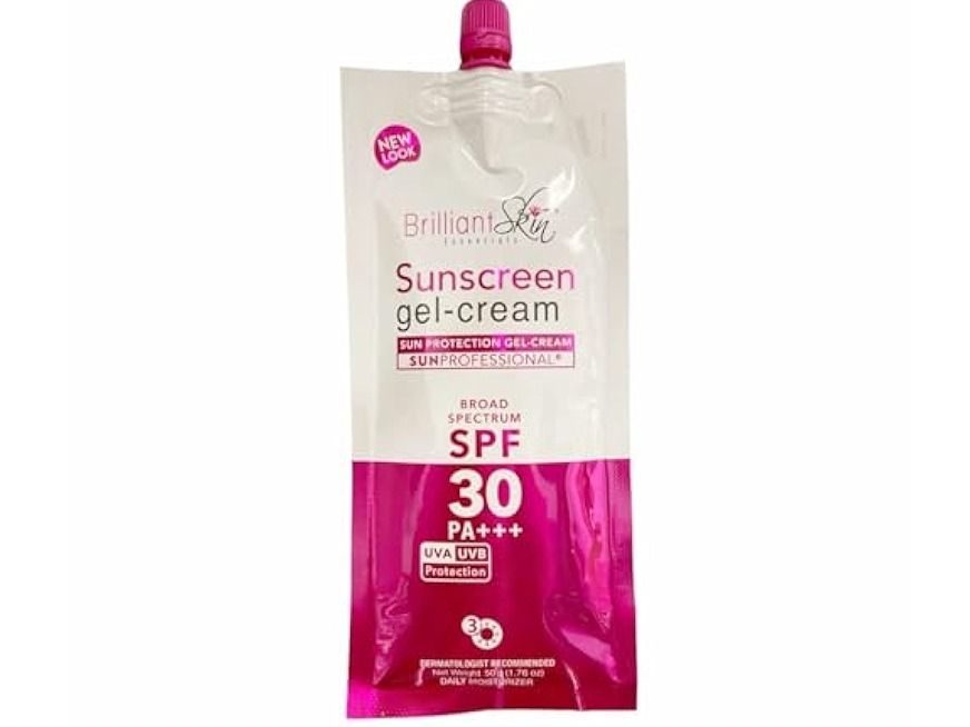 Brilliant Sunscreen Gel Cream Broad Spectrum SPF30 PA+++UVA/UVB Protection 50GM