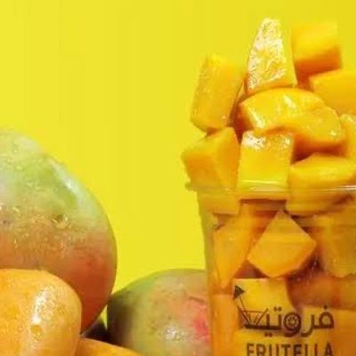 Mango slices cup