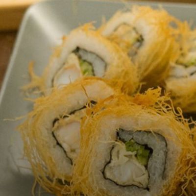 Shrimp Konafa Roll