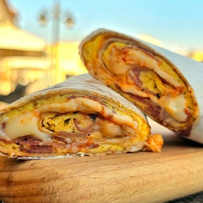 Roast Beef & Egg Power Wrap