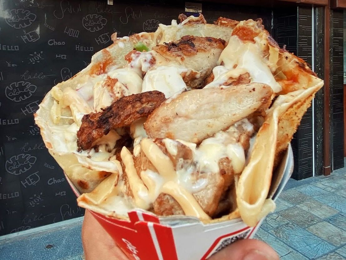 Chicken Shish Tawook Crepe