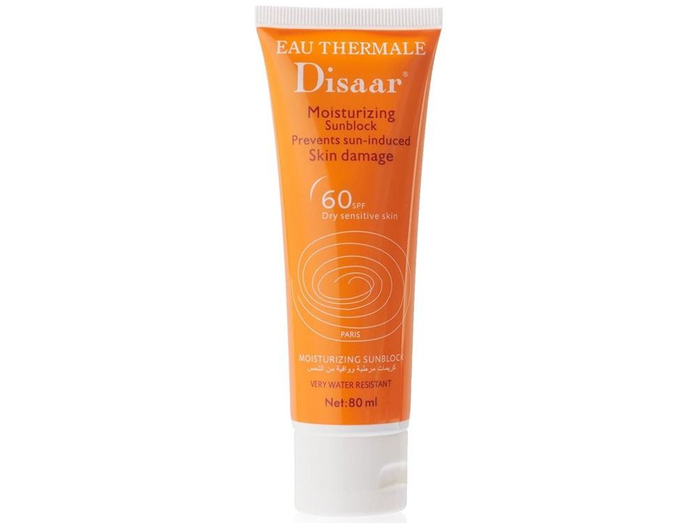Disaar Moisturizing Sunblock 60 SPF, 80 ML Ds51001