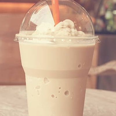 Strawberry And Vanilla Milkshake Frappe