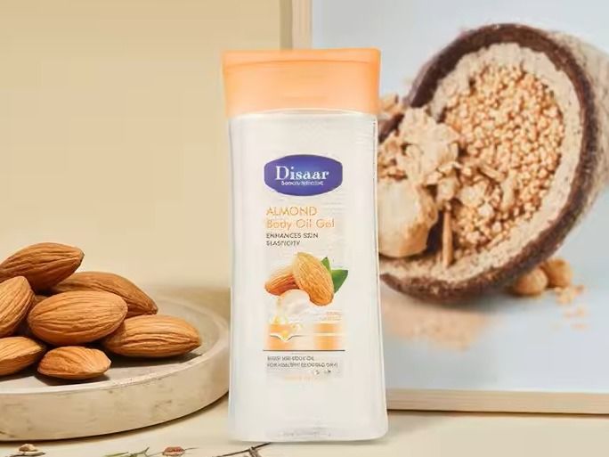 Disaar Beauty Skincare Almond Body Oil Gel 200ml Ds5642