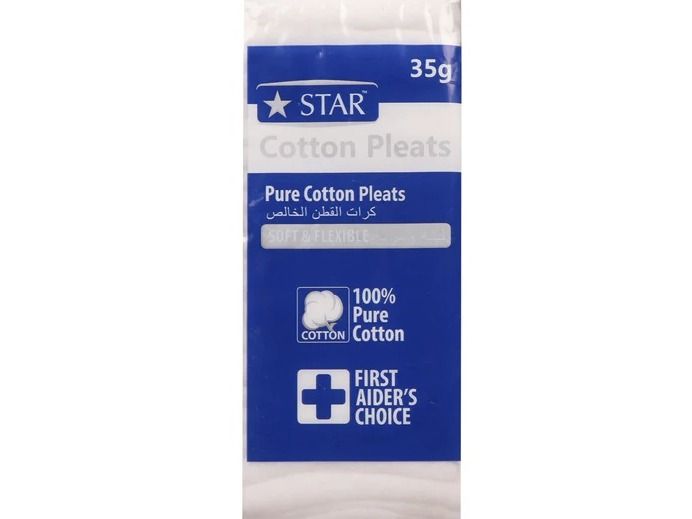 Star Cotton Pleats 35 Pieces